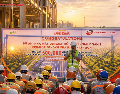 祝贺！新发龙 DenEast 项目正式突破 500,000 安全工时大关！ 